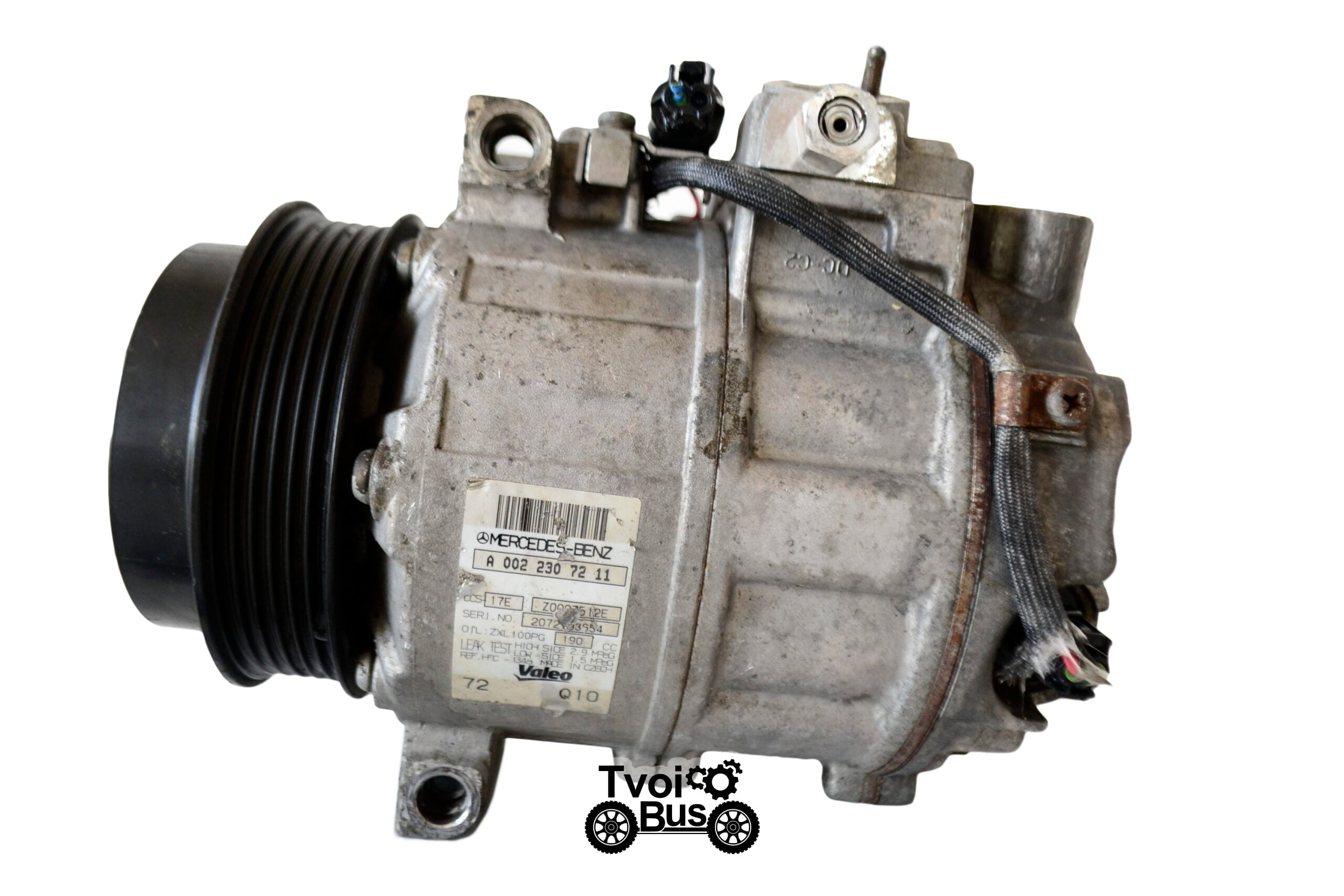 Компресор кондиціонера на Мерседес Спрінтер 2006-2018 3.0 CDI (OM 642) А0002307211 - Зображення 2