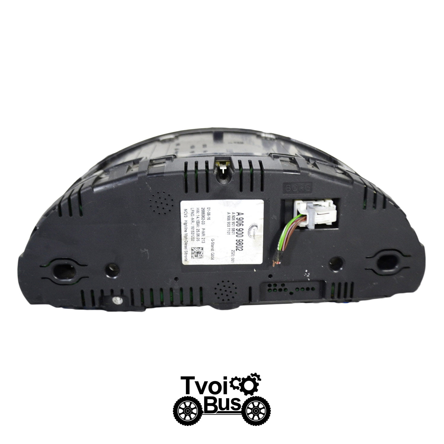 Панель/щиток приладів (спідометр англієць) на Мерседес Спрінтер 2006-2018 А9069009802 - Зображення 2