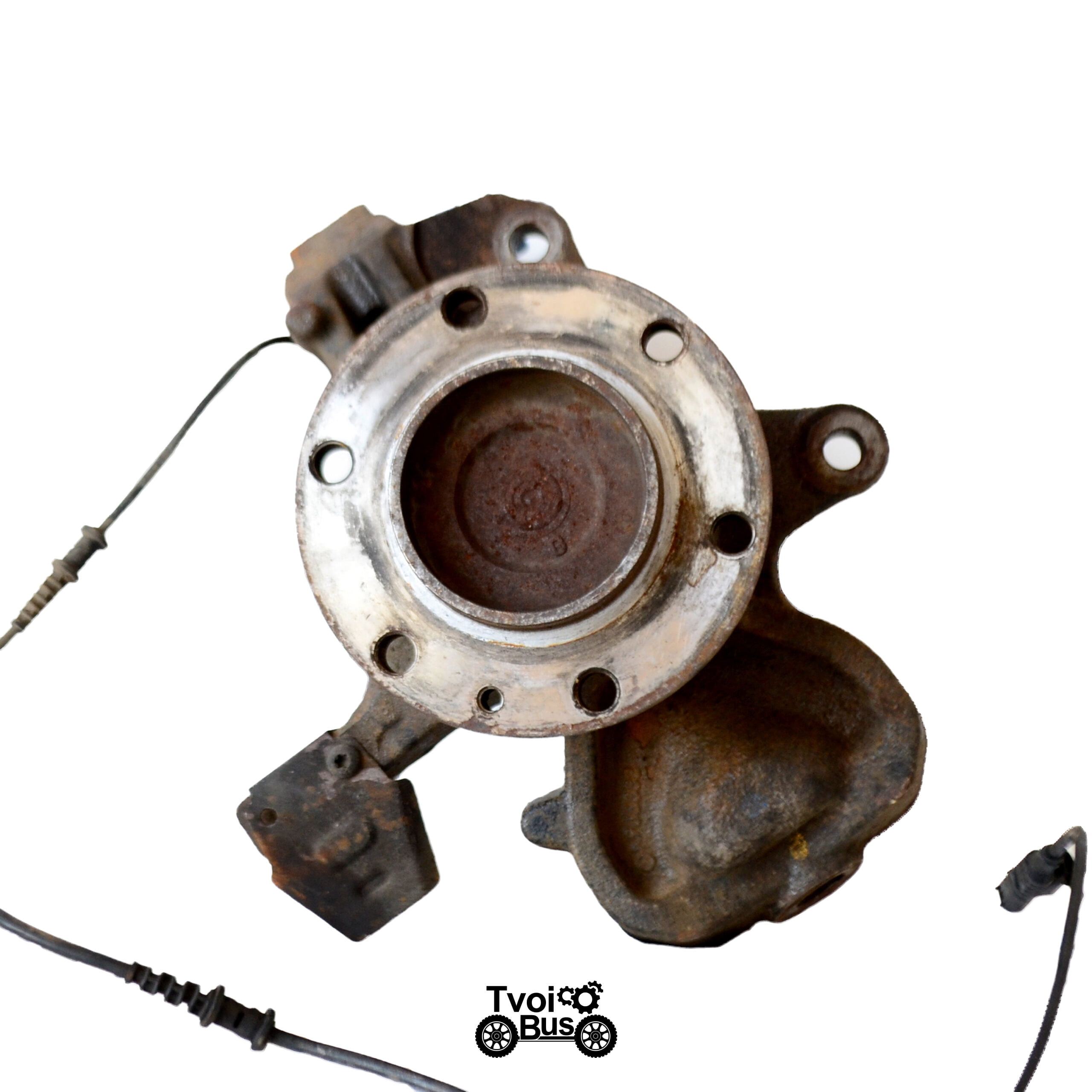 Ступиця передня ліва (цапфа) однокаткова з ABS на Мерседес Спрінтер 2006-2018 A9063303420 - Зображення 3